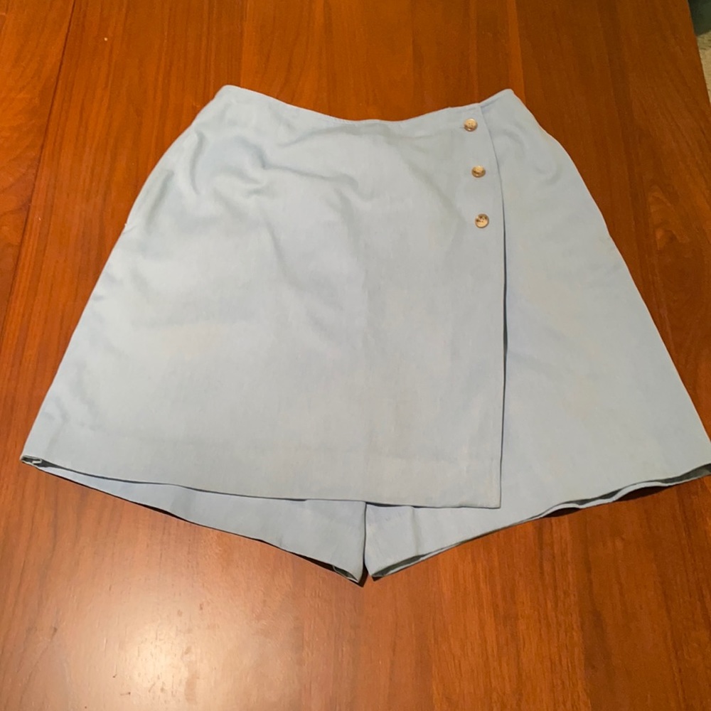 Talbots Blue Skort